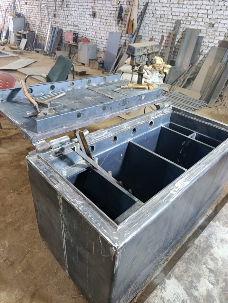 Cabinet construction in the workshop